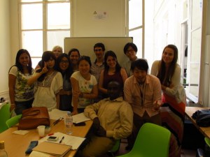 most of my morning class - we missed you brian