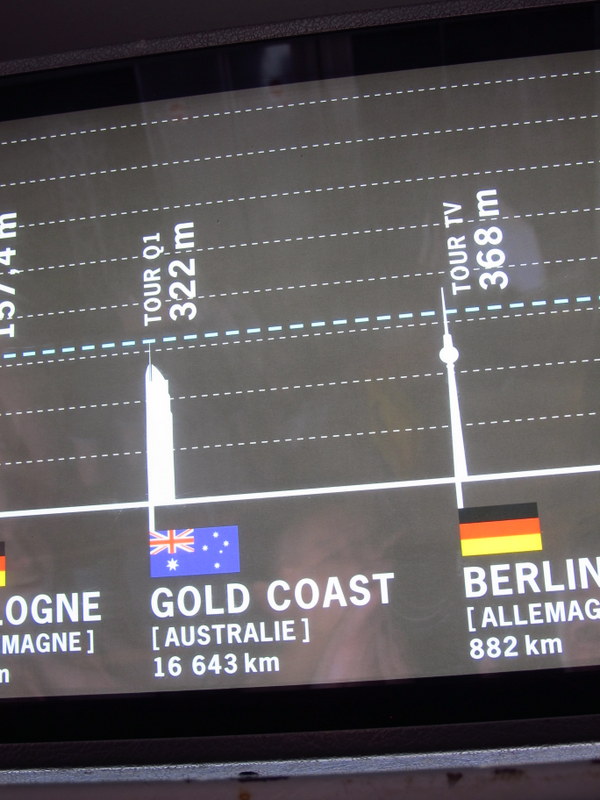 closest I could find to home from the eiffel tower