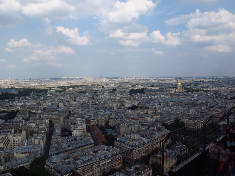 from the eiffel tower paris