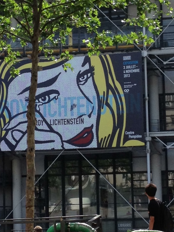 Lichtenstein at the Centre Pompidou