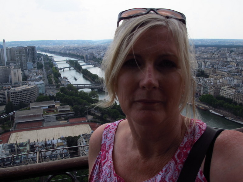 Selfie on the Eiffel Tower