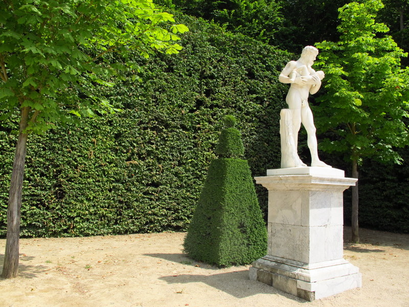 In the gardens of Palace of Versailles