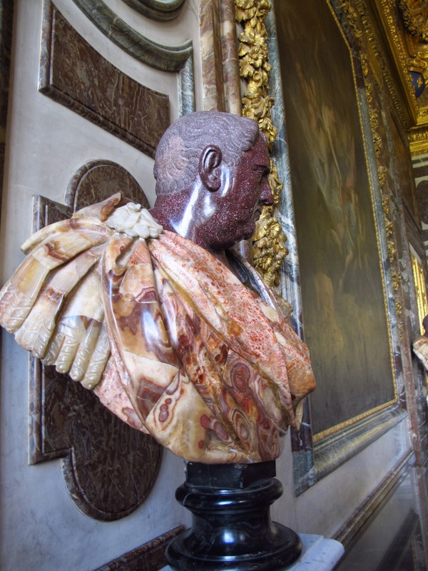 Marble detail, Palace of Versailles