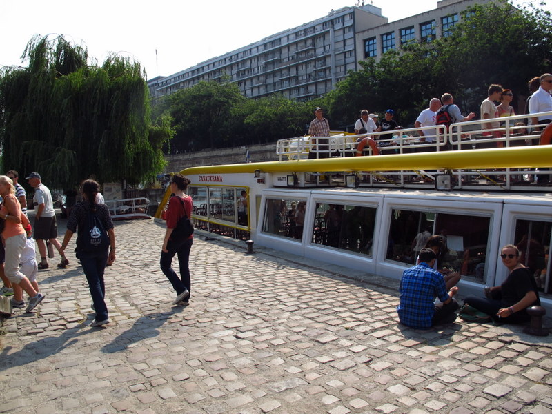 End of the ride along the canals