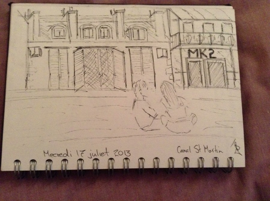 Along Canal St Martin