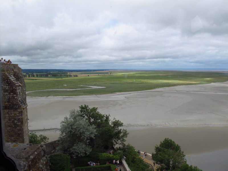 View from the top. Mont St Michel