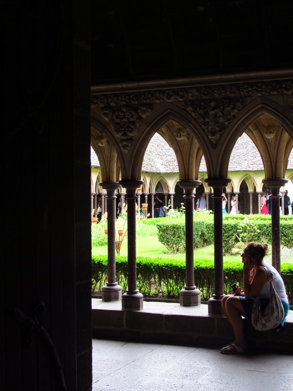 Cloisters, Mont St Michel