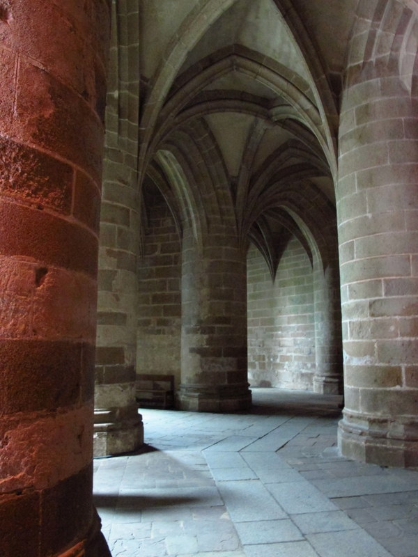 A quiet spot on Mont St Michel