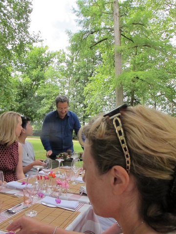 Lunch at Chateau Siaurac, France