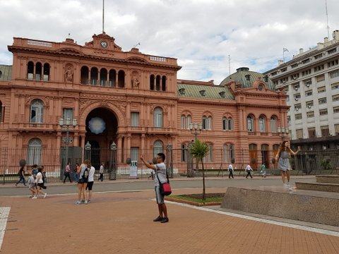 The Pink House, Buenos Aires version of our Government House