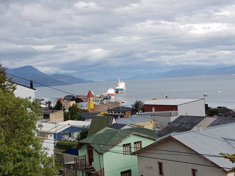View from Hosteria Patagonia Jarke in Ushuaia