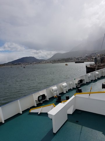 Leaving Ushuaia behind
