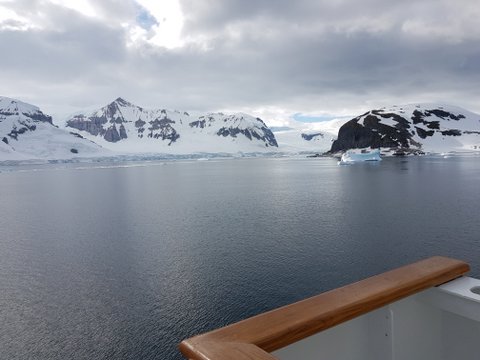 1st day views of Antarctica