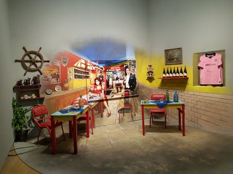 Installation about La Boca at PROA