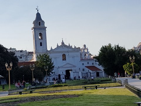 Our Lady of the Pilar church at Recoleta