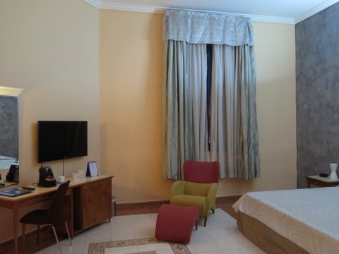 My fancy hotel room for a few hours in Havana