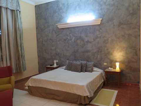 My fancy hotel room for a few hours in Havana