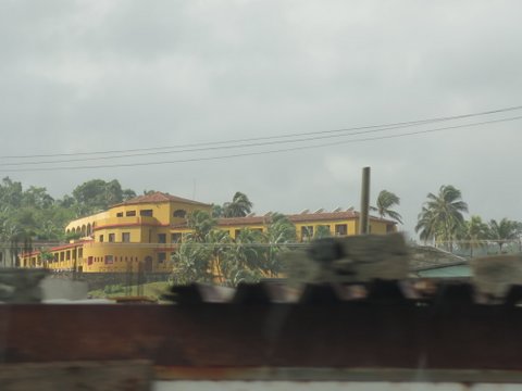 Our hotel perched on the hill above Baracoa
