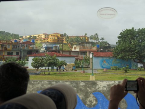 Our hotel on the hill