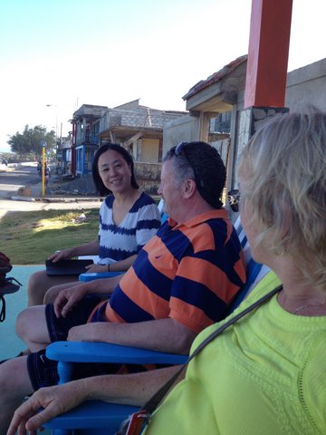 Min, Chris & Wendy chilling