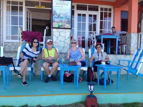 Our spot for the last of the afternoon in Baracoa