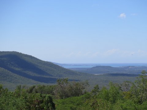 Looking across to Guantanamo Bay