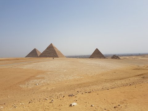 The pyramids of Giza
