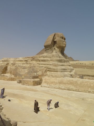 the Sphinz at Giza