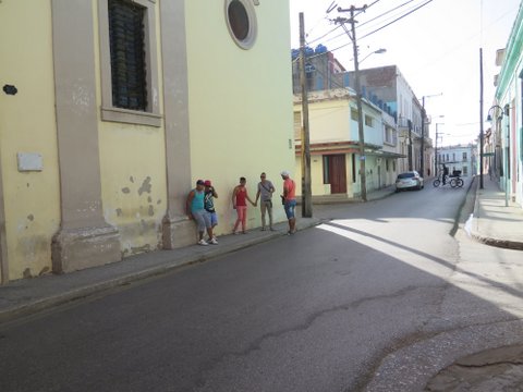 Our bici-taxi boys taking a well earned break
